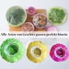Plastic Food Cover, Pack of 60 Bowls, Cups Covers, Reusable