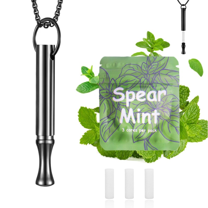 LAMKHOO 3 Packs of Plant-Based Spearmint Flavor Cores for Breathing