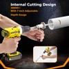 Internal/Inside PVC-ABS Pipe Cutter Tool for Drill,with Handle and 3