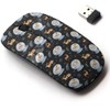 2.4G Wireless Mouse with Cute Pattern Design for All Laptops