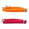 Cat Collar Breakaway,Cat Collars for Girl Cats,Kitten Collar with Bell(2PCS,Red