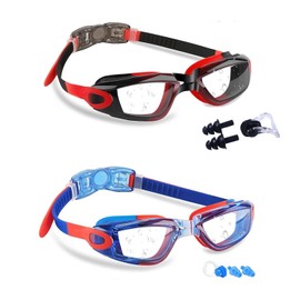Kids Swim Goggles, 2 Packs Swimming Goggles for Kids Girls Boys and Child Age 4-16