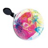 Electra Bicycle Bell Ding Dong Chroma White with Colourful Monkey
