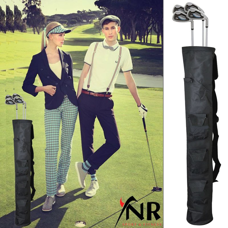 Pencil Golf Club Ball Bags Three Pockets H-34 Inch D-5