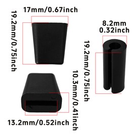 PDETVEO 40PCS Premium Sink Grid Plastic Feet, Heavy-Duty Kitchen Wire Rack Protectors, Non-Slip Bumper Replacement Parts for Sink Grate Protection, Easy Install (Black)