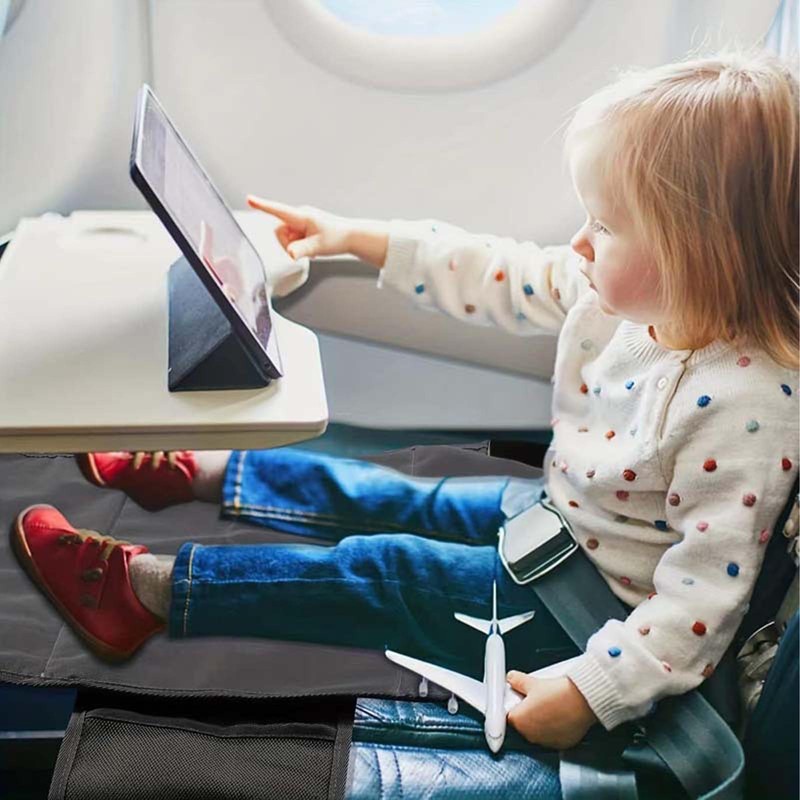 Kids Airplane Foot Pedal Portable Folding Universal Fit Adjustable Children