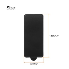 uxcell uxcell 100pcs Mini Cake Boards, Mousse Cake Cardboards Rectangle Cake Bases Plates Cupcake Dessert Displays Base Tray for Pastries, Dessert Base - Grease Proof (Black)