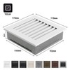 KRATKI ventilation grille fireplace grille FRESH 17cm x 17cm white