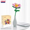 Flower Model for Building with Small Building Blocks Pink Begonia