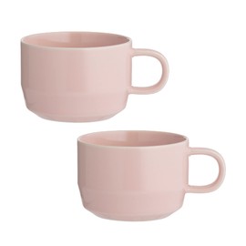 Typhoon 1401.839 Cafe Concept Flat White Pink 300ml, Stoneware