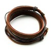 axy Series 1 TWIC1! Wrap Bracelet, Genuine Leather Surfer Bracelet,