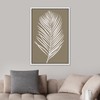 SIGNWIN Framed Canvas Print Wall Art Pastel Jungle Palm Silhouette