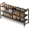 INGIORDAR Shoe Rack 3 Tier Long Storage Organizer Wide Metal