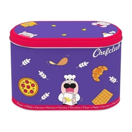 Chefclub Flour Can: This handy flour tin is designed for the measuring cups, simply dip the measuring cup and fill the desired amount.