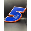 Kyle Larson 5 Logo Sign Display | 3D Wall Desk