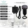 SINKINGDOM Sink Top Garbage Disposal Air Switch Kit with Long