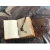 WANDERINGS Vintage Leather Journal - Antique Handmade Leather Bound Journal