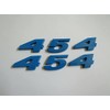 454 ENGINE ID EMBLEMS - BLUE (PAIR)