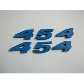 454 ENGINE ID EMBLEMS - BLUE (PAIR)