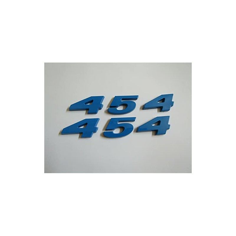 454 ENGINE ID EMBLEMS - BLUE (PAIR)