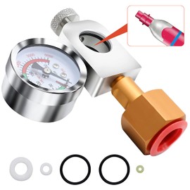 YUANYUU CO2 Refill Adapter for Soda, Filling Adapter with Pressure Gauge and Pressure Relief Valve, Stream Refill for Soda DUO/Terra/Art Maker CO2 Cylinder (1)