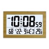 Beavorty 1pc Perpetual Calendar Desk Clock Alarm Clock Thermometer Student
