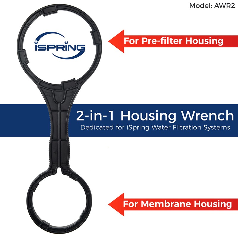 iSpring AWR2 2-in-1 Reverse Osmosis Pre-Filter Housing and RO Membrane