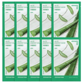 (10 sheets)Innisfree Energy Mask Aloe / (10매)이니스프리 에너지 마스크 알로에