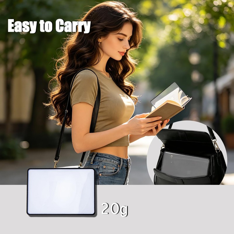 3X Fresnel Lens Page Magnifying Sheet Bulk Set 30Pcs