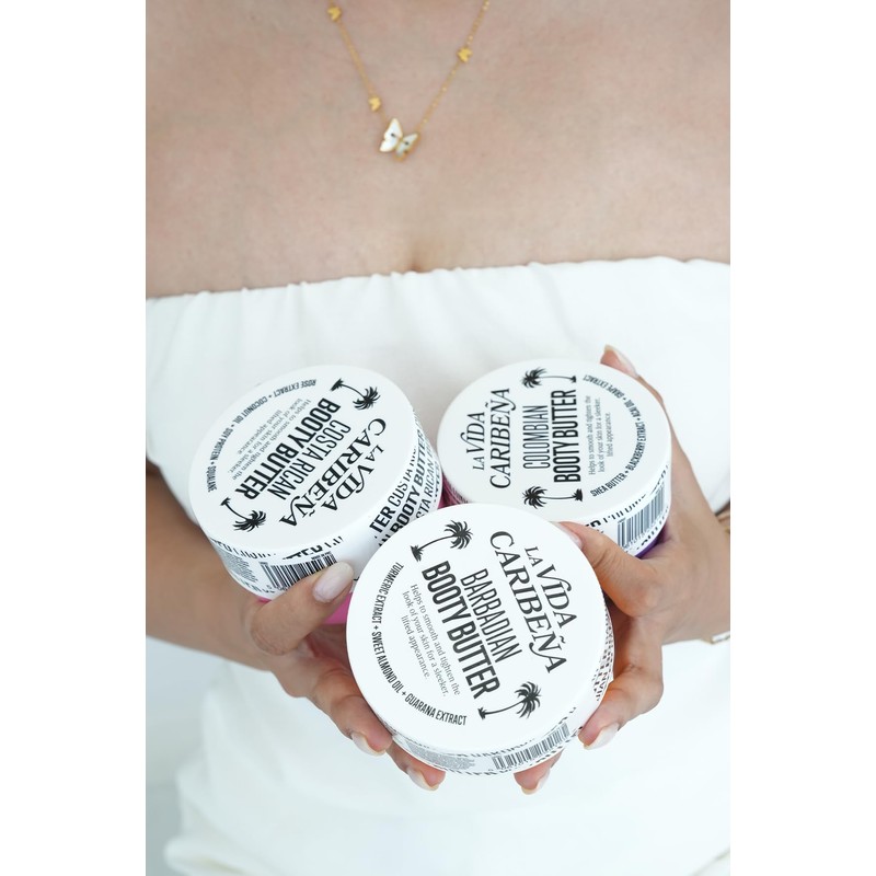 La Vida Caribena Costa Rican Booty Butter, Skin Smoothing Body
