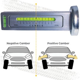 Zackman Scientific AutoSolo Camber Alignment Tool - Magnetic Wheel Alignment Gauge for Precise Adjustments