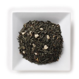 Mahamosa Decaf Green Tea and Filter Set: 2 oz Pineapple Tropical Green Decaf Tea, 100 Tea Filters (Bundle- 2 items)(Decaffeinated green tea, pineapple cubes (pineapple, sugar), mango cubes (mango, sugar), flavoring, safflower, sunflower blossoms)