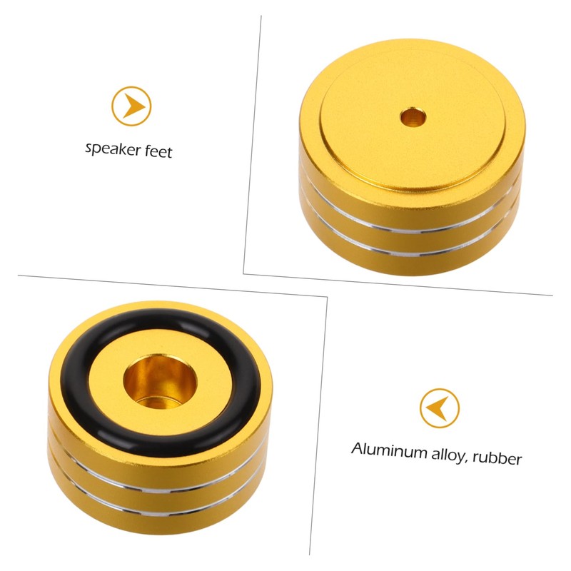 LABRIMP 4 Sets Speaker Cabinet Feet Pads Slip Ring Isolating