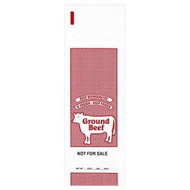 Mainca Ground Beef Freezer Bags ("NOT FOR SALE") - 2 Lb. Size - Package of 100