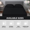 EV Dekor®MF123 Fitted Sheet Double, Black - Deep Pocket Bedsheet