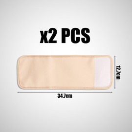 MAXQUU 2 Piece Castor Oil Foot Pack Set, Reusable Castor Oil Foot Pack, Adjustable Castor Oil Foot Pack, Unisex, Castor Oil Neck Pad (Khaki)