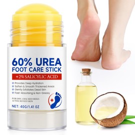 XPEX Urea Fußcreme,Fußpflege,Urea Fußbalsam Stick Für Trockene,Rissige Fersen & Verdickte,Spendet Feuchtigkeit & Pflegt Die Füße,Macht Die Weich,Peelt Abgestorbene Haut,Glättet Die Haut