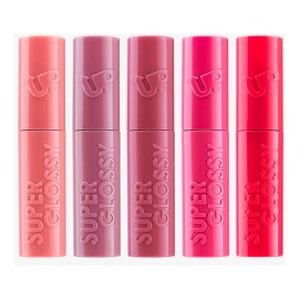 Lip Gloss Super Glossy Pink Up - Kit 5 Piezas