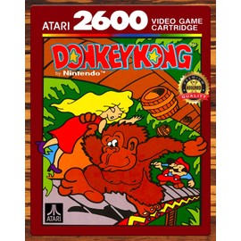 Atari 2600 - Donkey Kong - Reprint Cover - Metal Sign 11 x 14