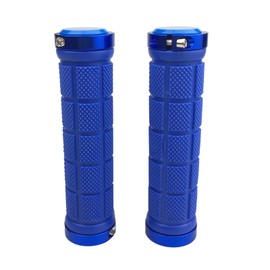 PLATT Bicycle Grip Cover Durable Anti-Slip Professional Mountain Bike Steering Wheel Non Grip Cover 1 Pair 22.2mm Inner Diameter End Cap with Allen Key