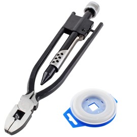 Bonsicoky 9 Inch Safety Wire Pliers with 50 FT Safety Wire, Heavy Duty Wire Twisting Tool for Aircraft, Machinery, Vehicles