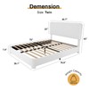 Twin Size Boucle Bed Frame, Upholstered Cloud Bed Frame, Platform