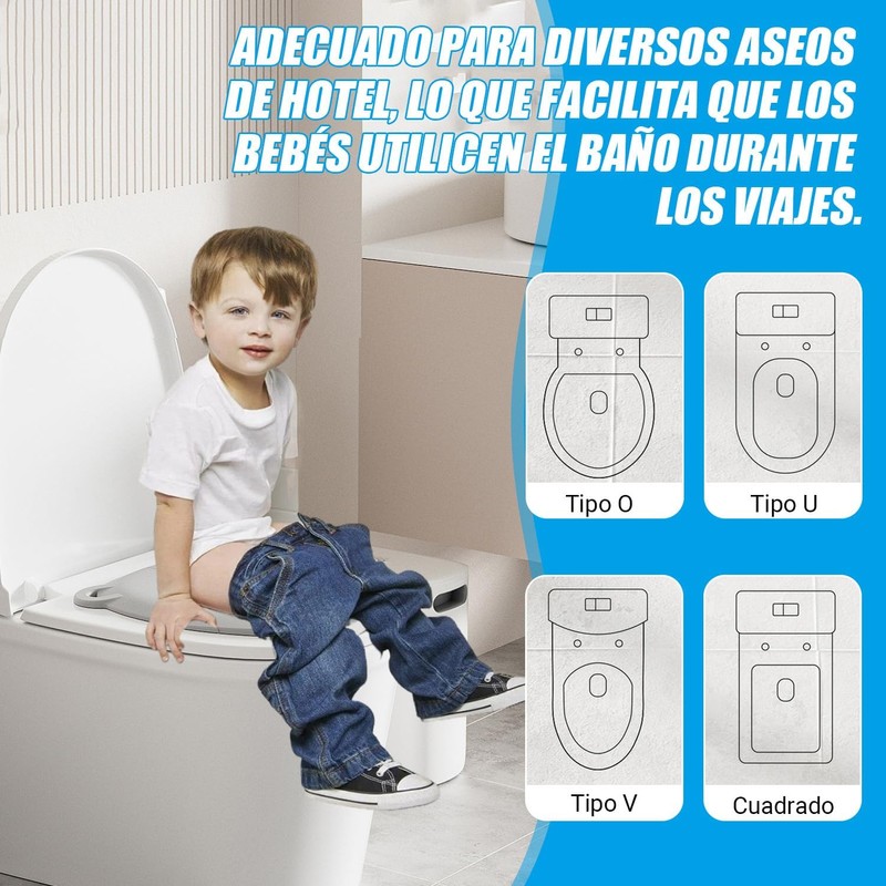 Asiento Entrenador Ba?o para Ni?os,siento Plegable