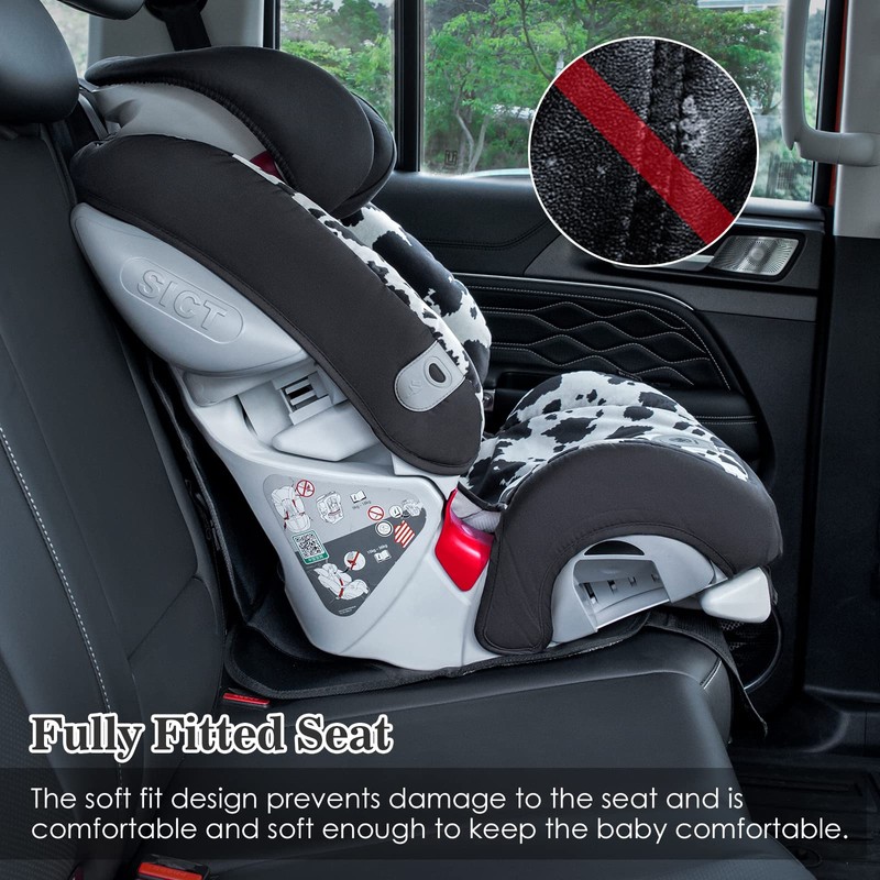 Siivton Car Seat Protector for Child Seat Cushion for Leather