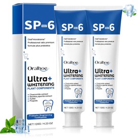 2-Pasta de Dientes con Hidroxiapatita, 7.5% Pasta Dental Hidroxiapatita, Pasta de Dientes Blanqueadora con Hidroxiapatita sin Flúor, Pasta de Dientes que Protege el Esmalte Aliento Fresco