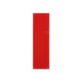 Focus Plastics DOOR FINGER PLATE- 11 COLOURS (Red)