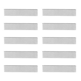 10Pcs Neodymium Bar Magnets Powerful Super Strong Rare Earth Metal Fastening Parts