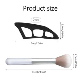 MUNSKT 3PCS Lidschatten Schablone,Eyetour Eyeshadow Tool, 2 Stück Eyeliner Schablone Für Anfänger,Schnelles Lidschatten Applikator,Lidschatten Schablonen Für Augen