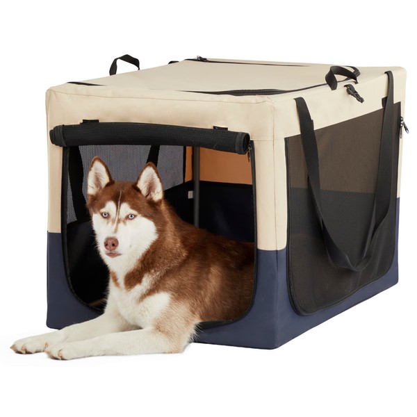 LJLB Comfort and Protection for Pets: Adjustable Dog Crate, 3