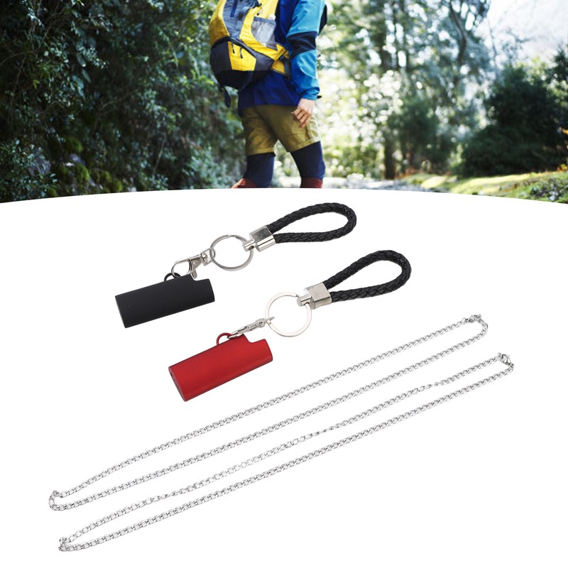 2 Set Spring Clip Keychain Aluminum Alloy Key Ring Key